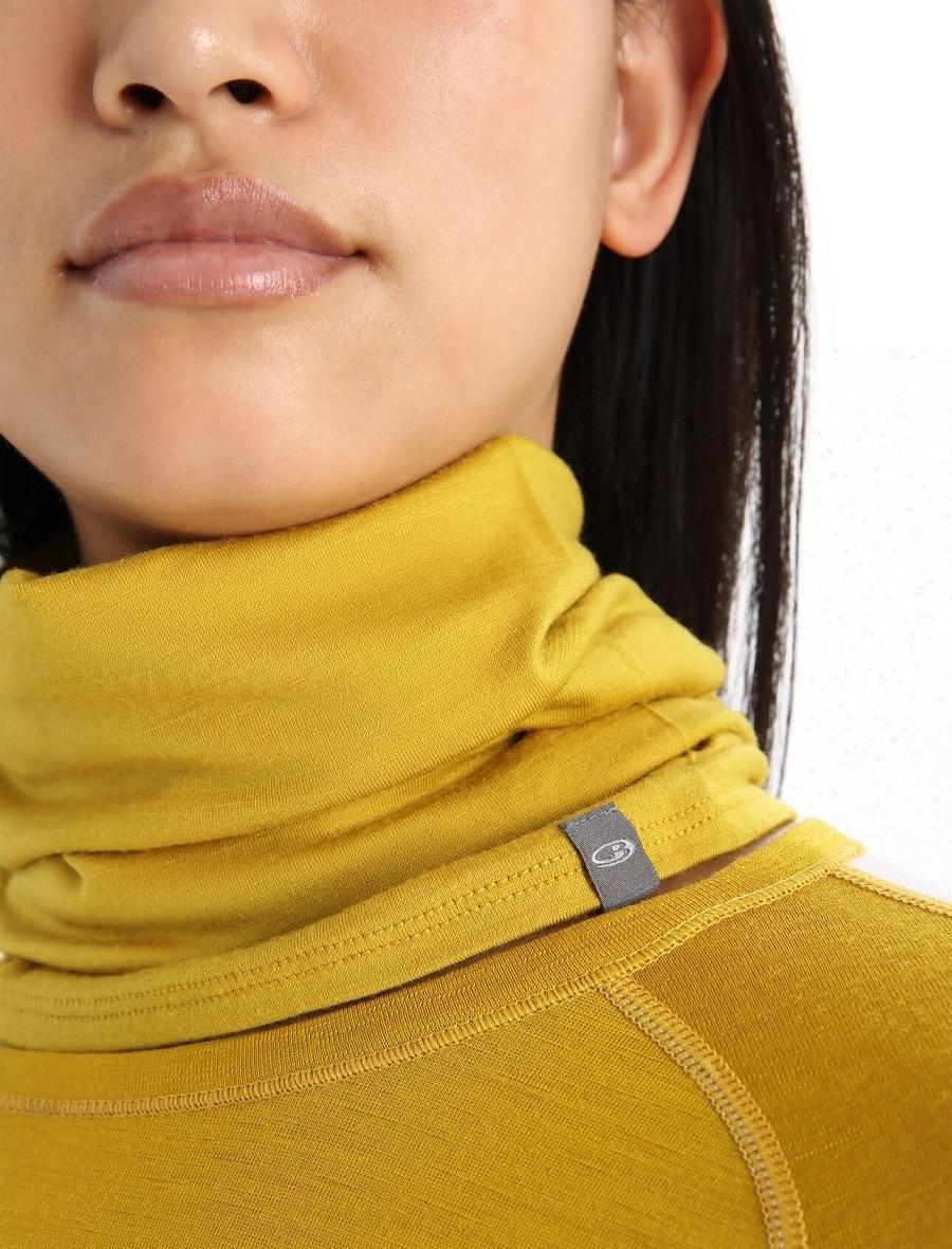 Silent Gold Icebreaker Unisex Merino Flexi Chute Men's Scarves | AU 1068FDNM